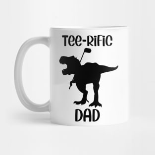 Teerific Dad golf lover sticker Mug